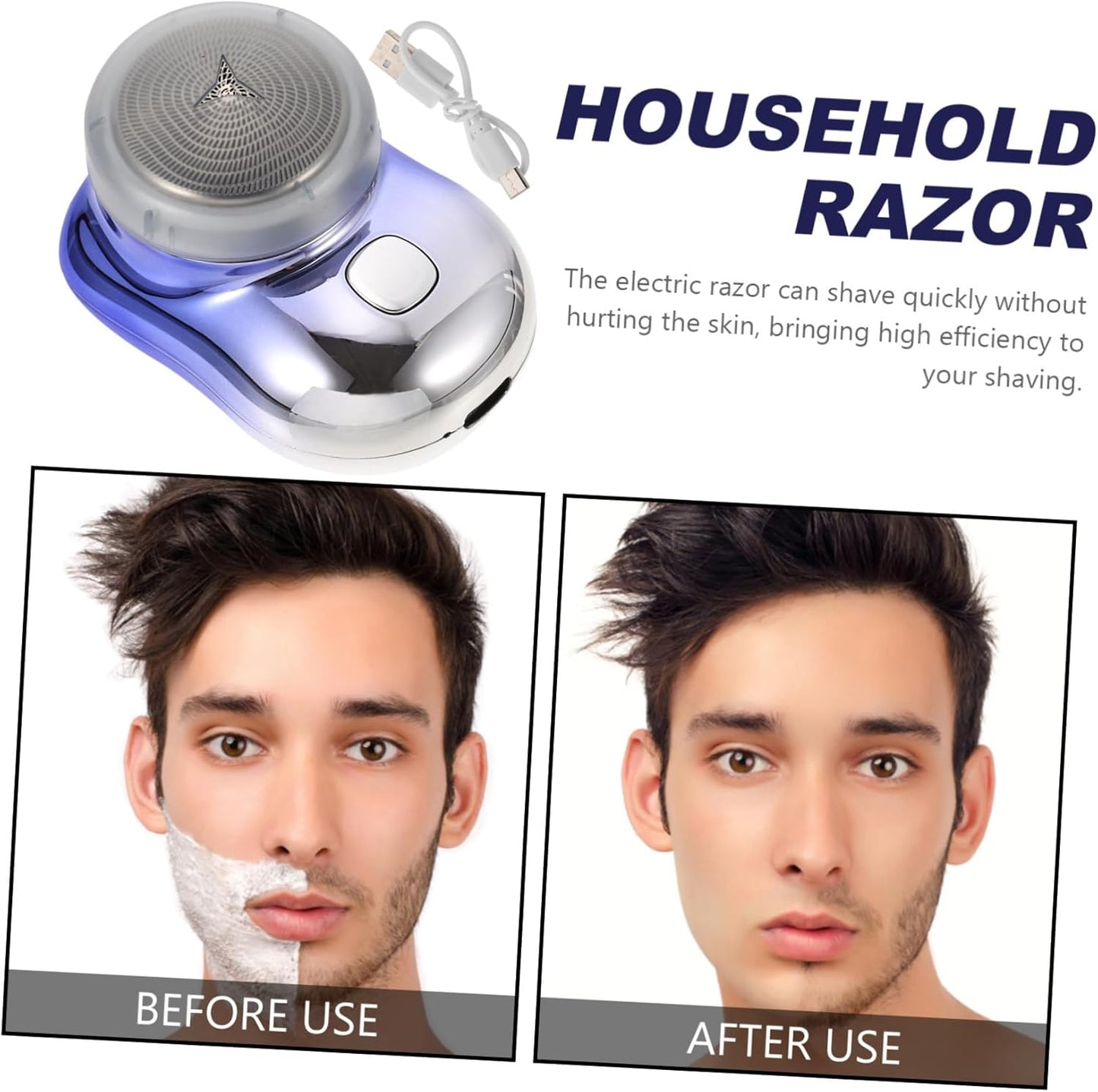 Electric Mini Razor Rechargeable Shaver for Men by Dropdash