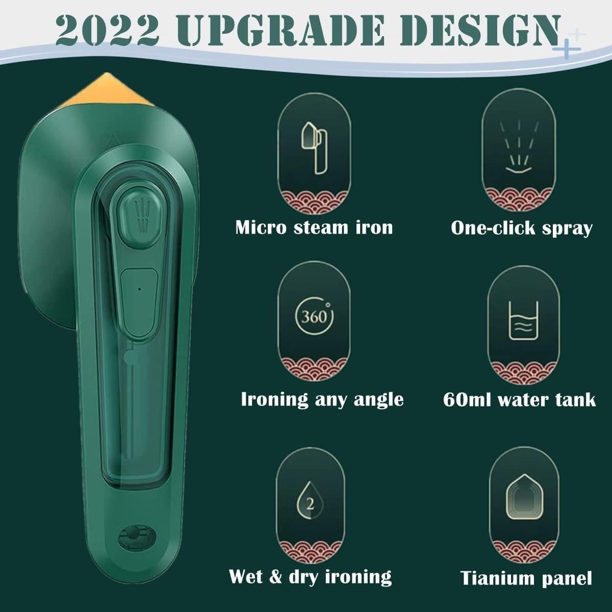 Iron-Travel Steamer Iron for Clothes , Portable Handheld Iron by Dropdash