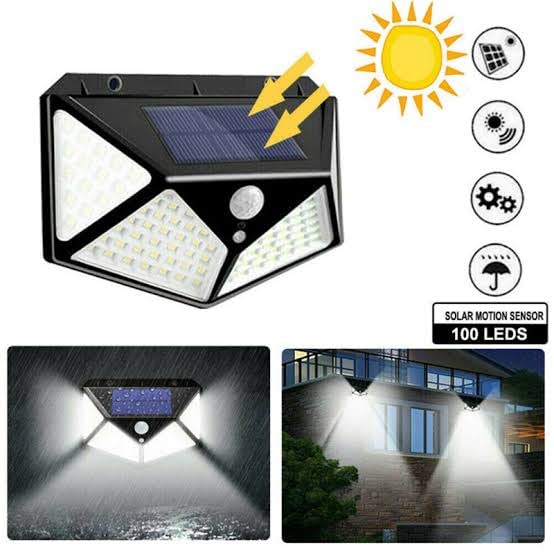 Latest Solar Lights for Garden 100 LED Motion Sensor by Dropdash
