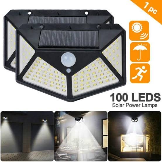 Latest Solar Lights for Garden 100 LED Motion Sensor by Dropdash