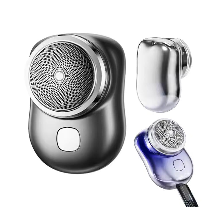 Men Electric Shaver Mini Portable Rotary Facial Shaver by Dropdash