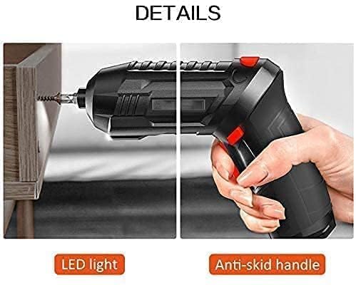 Metal Electric Screwdriver with 47 pcs Screwdriver Bit Set by Dropdash