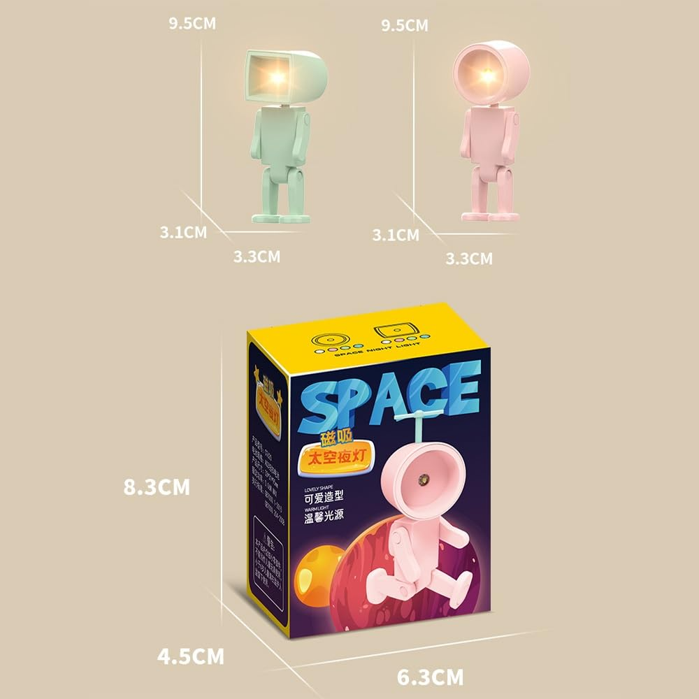 Mini Astronaut LED Flexible Magnetic Night Lamp by Dropdash