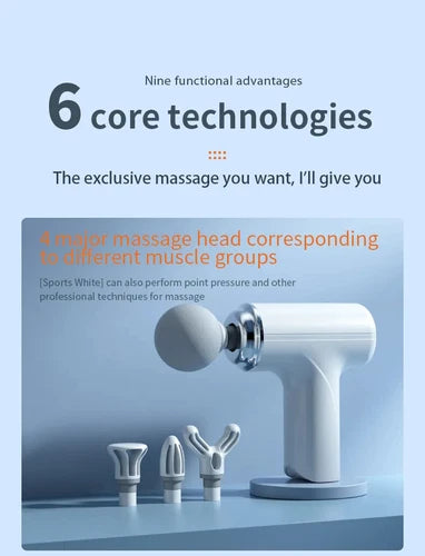 Mini Gun Massager Machine for Pain Relief by Dropdash