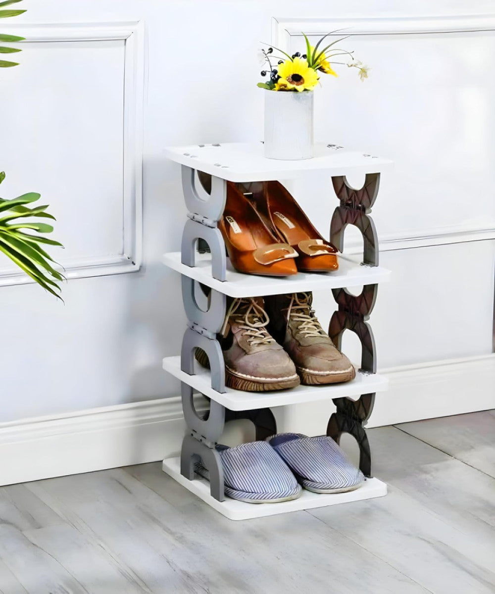 Foldable Shoe Rack (Multicolor) by DrithiShop