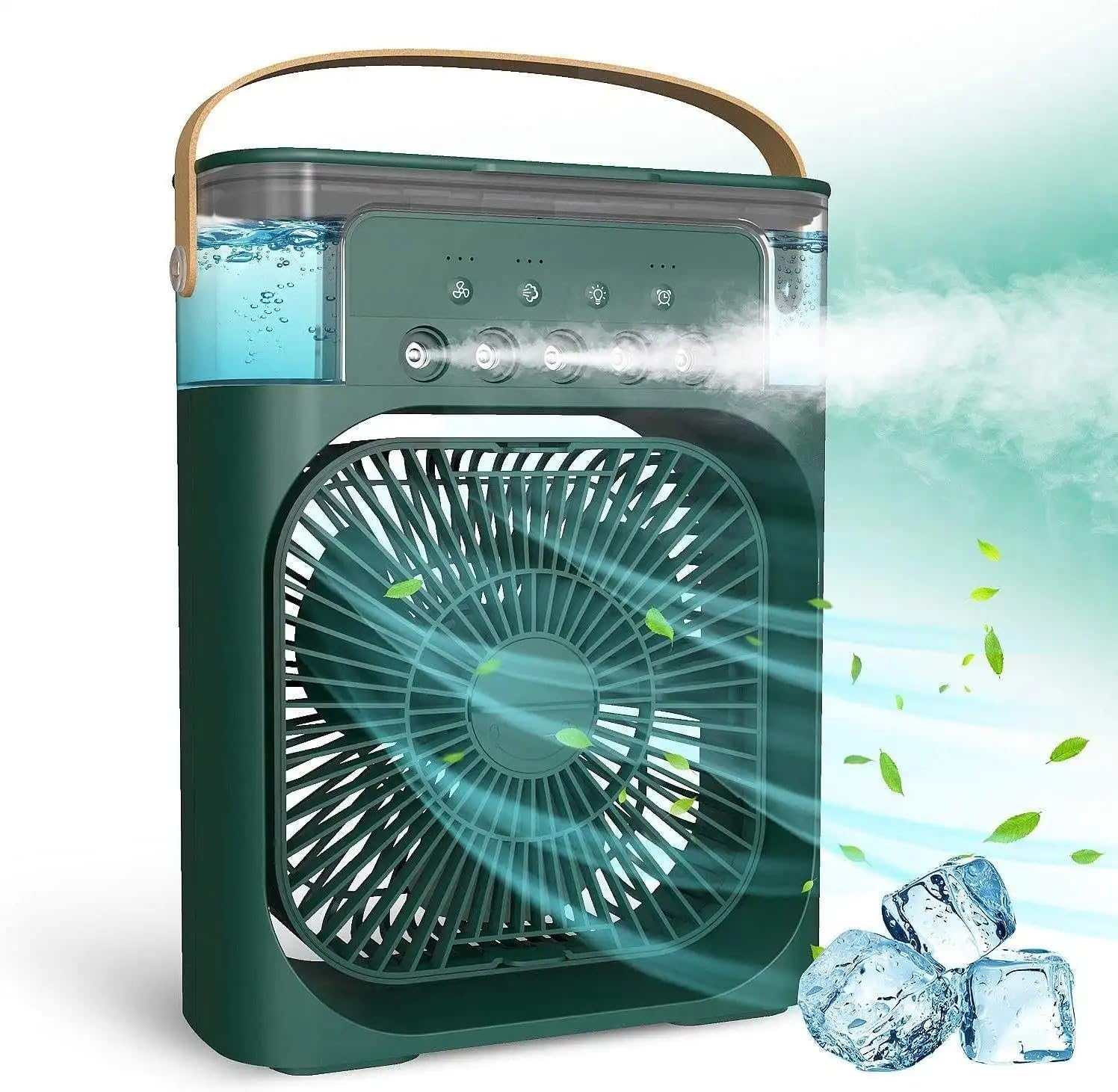 Portable Humidifier Air Cooler Mist Fan Mini Cooler for Home by Dropdash