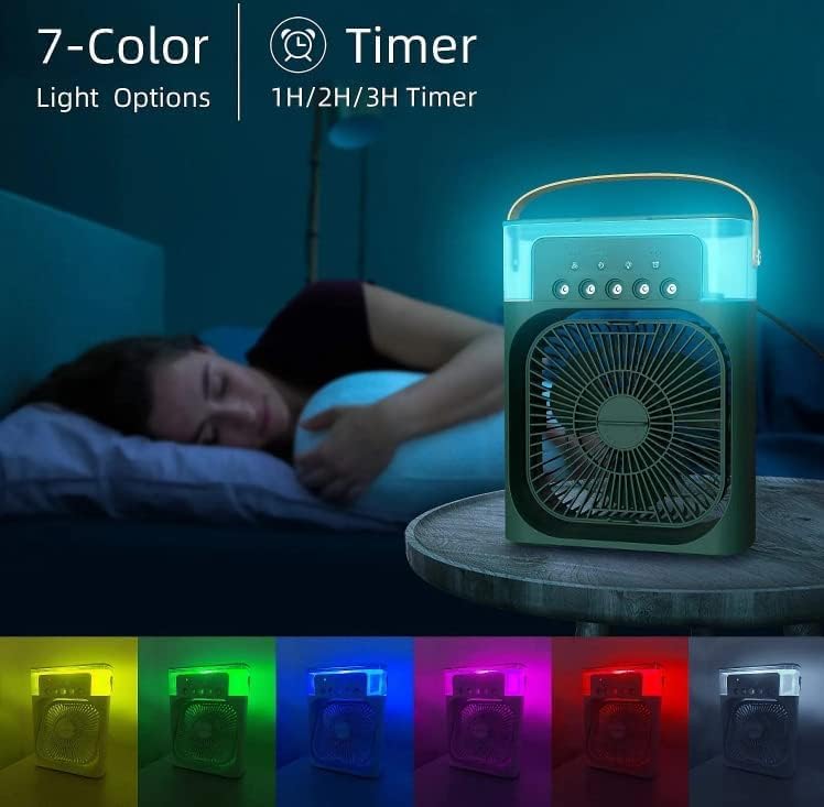 Portable Humidifier Air Cooler Mist Fan Mini Cooler for Home by Dropdash