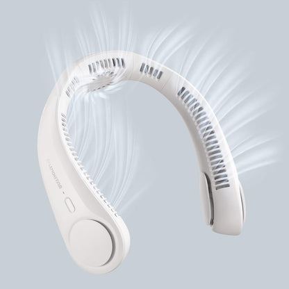 Portable Neck Fan, Hands Free Bladeless Fan by Dropdash