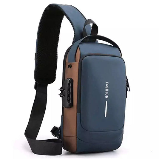 Shoulder bag with USB charging by Dropdash