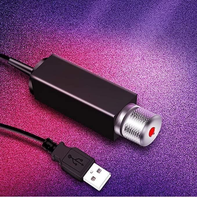 Star Lamp USB Car Star Ceiling Light Sky Projection Red Lamp ( Pack Of 2 ) by Dropdash