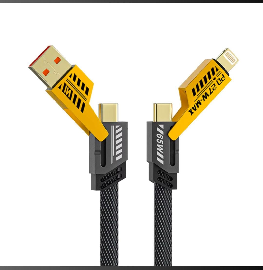 USB C Cable Lightning Cable 4 in 1 by Dropdash