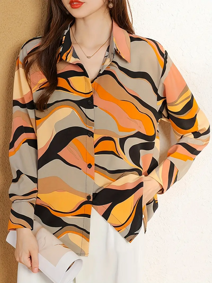 Women Regular Fit Striped Casual Shirt by Dropdash
