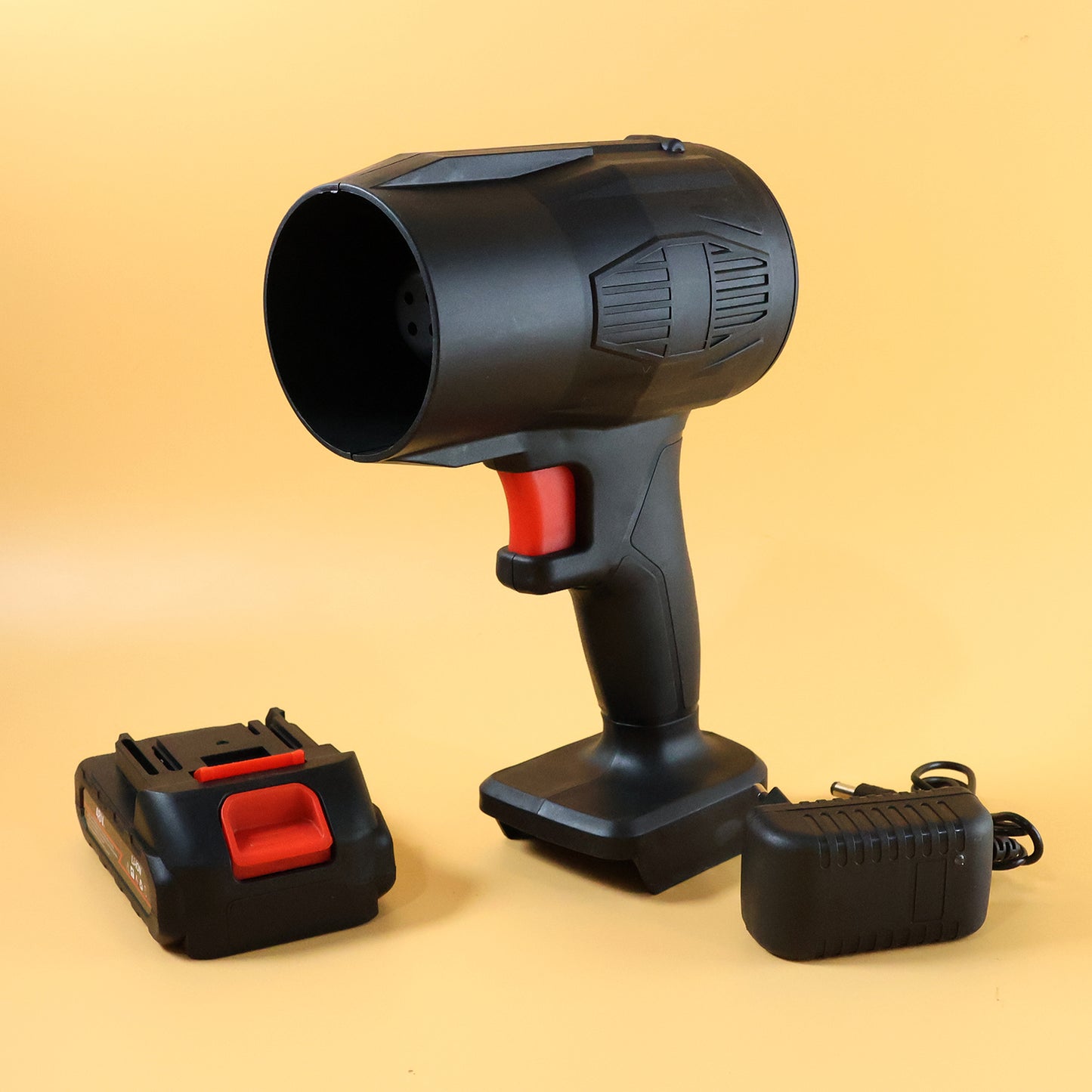High-power Cordless Leaf Blower Fan With Rechargeable Battery (1 Pc) by Wukusy