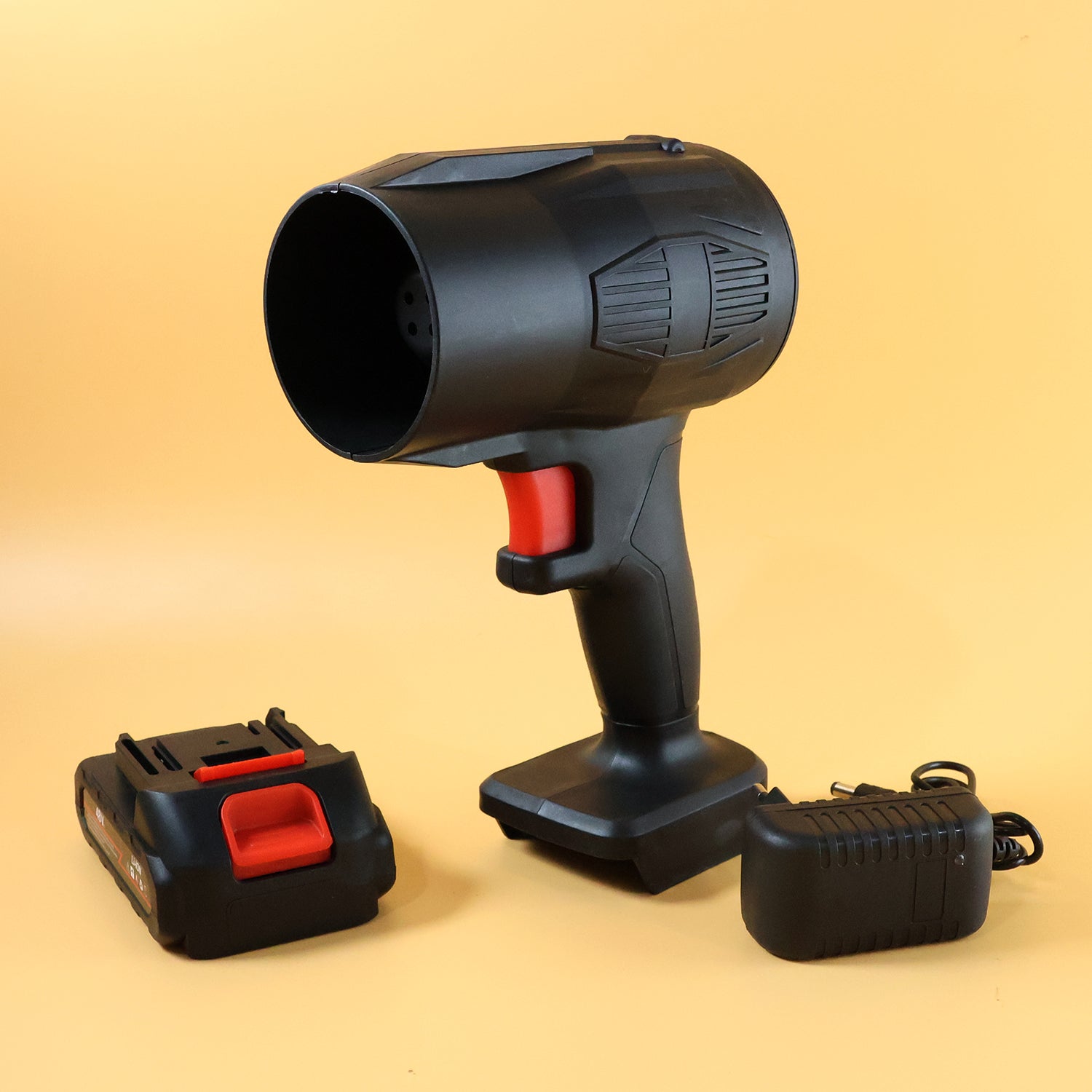 High-power Cordless Leaf Blower Fan With Rechargeable Battery (1 Pc) by Wukusy